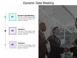 Dynamic data masking ppt powerpoint presentation professional cpb