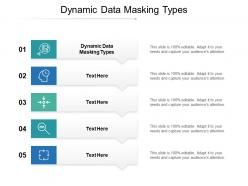 Dynamic data masking types ppt powerpoint presentation infographics infographic template cpb