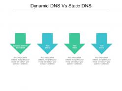 Dynamic dns vs static dns ppt powerpoint presentation pictures images cpb