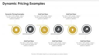 Dynamic Pricing Examples In Powerpoint And Google Slides Cpb