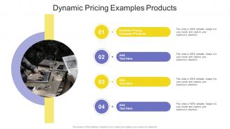 Dynamic Pricing Examples Products In Powerpoint And Google Slides Cpb