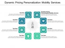 Dynamic pricing personalization mobility services ppt powerpoint presentation summary icon cpb