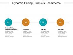 Dynamic pricing products ecommerce ppt powerpoint presentation cpb