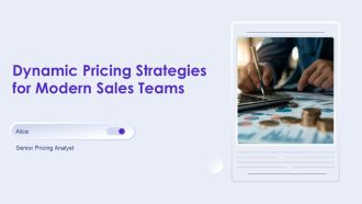 Dynamic Pricing Strategies For Modern Sales Teams PPT Slides AT