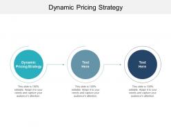 Dynamic pricing strategy ppt powerpoint presentation infographic template clipart cpb