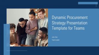 Dynamic Procurement Strategy Presentation Template For Teams PPT H