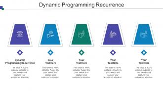 Dynamic Programming Recurrence Ppt Powerpoint Presentation Show Designs Cpb