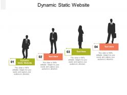 Dynamic static website ppt powerpoint presentation layouts ideas cpb