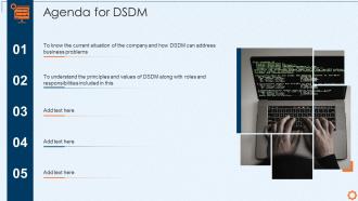 Dynamic system development method dsdm it agenda for dsdm