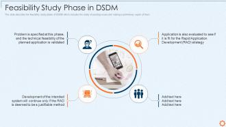 Dynamic system development method dsdm it feasibility study phase in dsdm