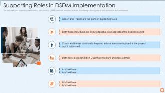 Dynamic system development method dsdm it supporting roles in dsdm implementation