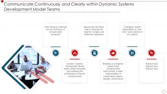 Dynamic Systems Development Model Communicate Continuously And Clearly