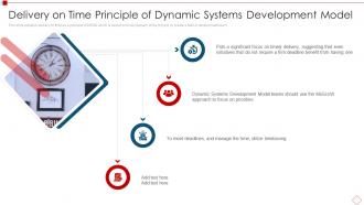 Dynamic Systems Development Model Delivery On Time Principle Of Dynamic