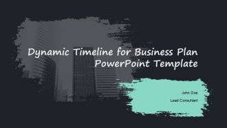 Dynamic Timeline For Business Plan PowerPoint Template PPT H