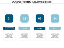Dynamic volatility adjustment model ppt powerpoint presentation inspiration mockup cpb