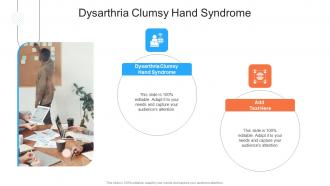 Dysarthria Clumsy Hand Syndrome In Powerpoint And Google Slides Cpb