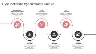 Dysfunctional Organizational Culture In Powerpoint And Google Slides Cpb