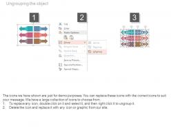 Dz six arrows steps infographics for business data flat powerpoint design