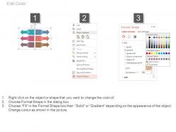 Dz six arrows steps infographics for business data flat powerpoint design