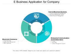 E business application for company
