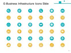 E business infrastructure icons slide