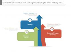 E business standards acknowledgements diagram ppt background