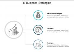 E business strategies ppt powerpoint presentation styles images cpb