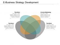 E business strategy development ppt powerpoint presentation file information cpb