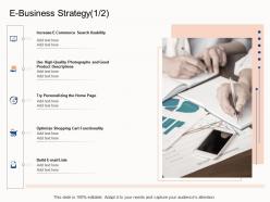 E business strategy increase e business strategy ppt powerpoint presentation styles graphics