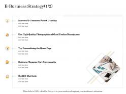 E Business Strategy Quality Online Trade Management Ppt Inspiration
