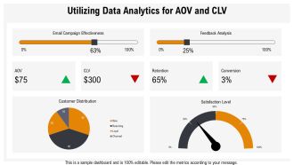 E Commerce AOV And CLV Optimization PPT Information AT Informative Engaging