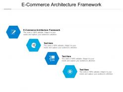 E commerce architecture framework ppt powerpoint presentation slides brochure cpb