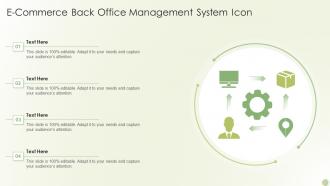 E Commerce Back Office Management System Icon