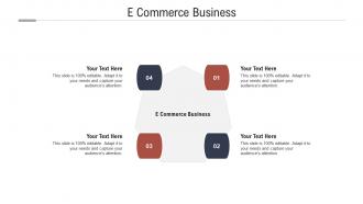 E commerce business business ppt powerpoint presentation slides structure cpb