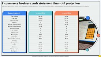 E Commerce Business Cash Statement Financial Projection