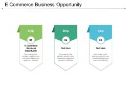 E commerce business opportunity ppt powerpoint presentation pictures layout ideas cpb