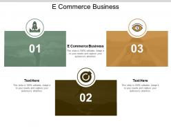 E commerce business ppt powerpoint presentation gallery good cpb