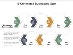 E commerce businesses sale ppt powerpoint presentation layouts guide cpb