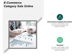 E commerce category sale online ppt powerpoint presentation gallery layouts cpb