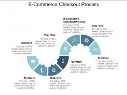 E commerce checkout process ppt powerpoint presentation portfolio layouts cpb