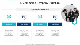 E Commerce Company Structure In Powerpoint And Google Slides Cpb