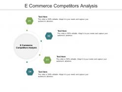 E commerce competitors analysis ppt powerpoint presentation outline inspiration cpb