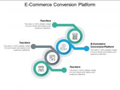 E commerce conversion platform ppt powerpoint presentation icon graphics pictures cpb