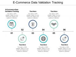 E commerce data validation tracking ppt powerpoint presentation ideas design cpb