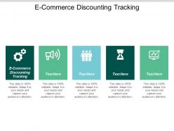 E commerce discounting tracking ppt powerpoint presentation gallery elements cpb