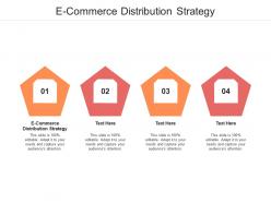 E commerce distribution strategy ppt powerpoint presentation visual aids professional cpb