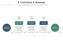 E commerce e business ppt powerpoint presentation slides inspiration cpb