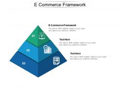 E commerce framework ppt powerpoint presentation model designs cpb