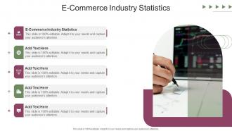 E Commerce Industry Statistics In Powerpoint And Google Slides Cpb
