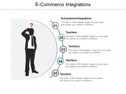 E commerce integrations ppt powerpoint presentation file infographics cpb